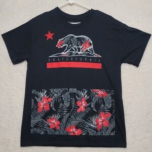 Tony Hawk T Shirt Mens Size L  Skaterfornia Bear Graphic Tee  Black